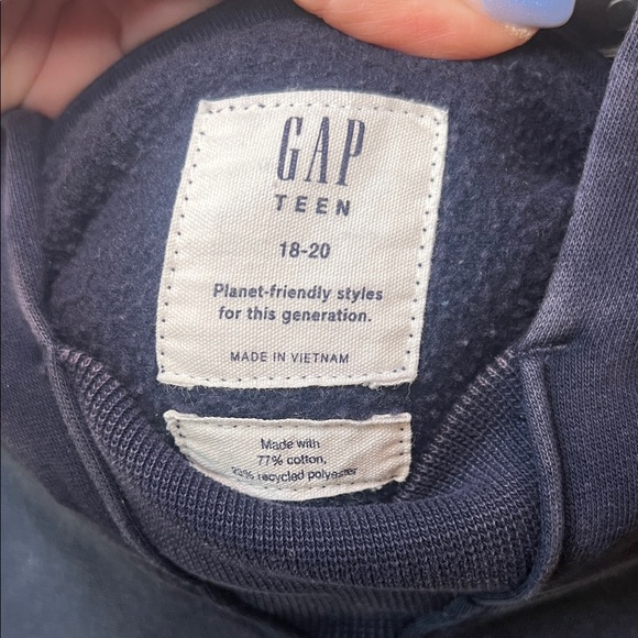 GAP Dark Blue Pullover with Logo Gap Teen size 18-20 - Picture 2 of 8